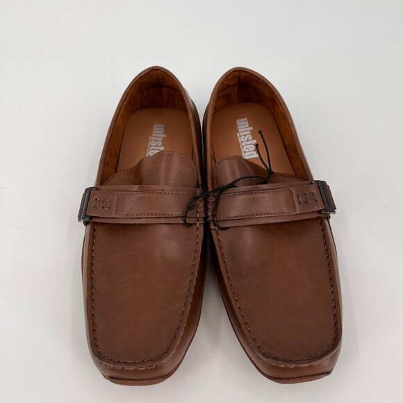 Unlisted by Kenneth Cole Owen Belt Driver Loafer Size 11M Cognac Brown Slip On - Picture 2 of 12